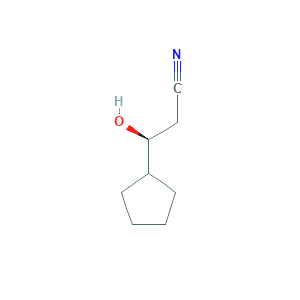 (3S)-3-cyclopentyl-3-hydroxy-propanenitrile (Ruxolitinib Intermediate)